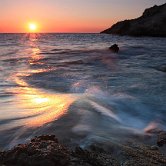 Karpathos sunrise wave